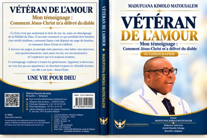 Parution : « Vétéran de l’amour », le témoignage bouleversant d'une âme libérée du joug des ténèbres